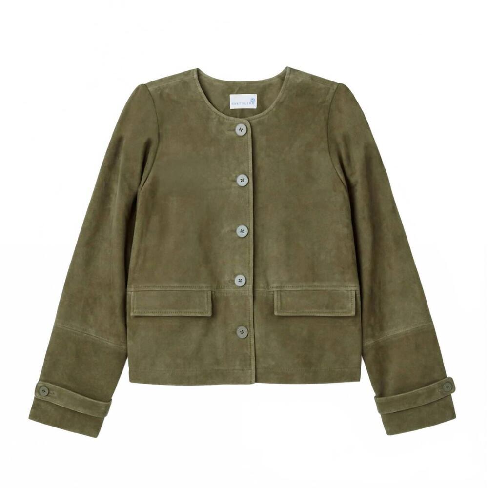 NEW CARTOLINA NANTUCKET women's chelsea jacket in military green